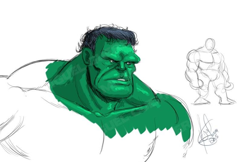 The Hulk Sketch