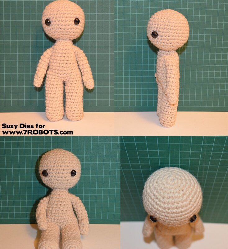 Amigurumi Doll – Basic Body. FREE Patterns Too!