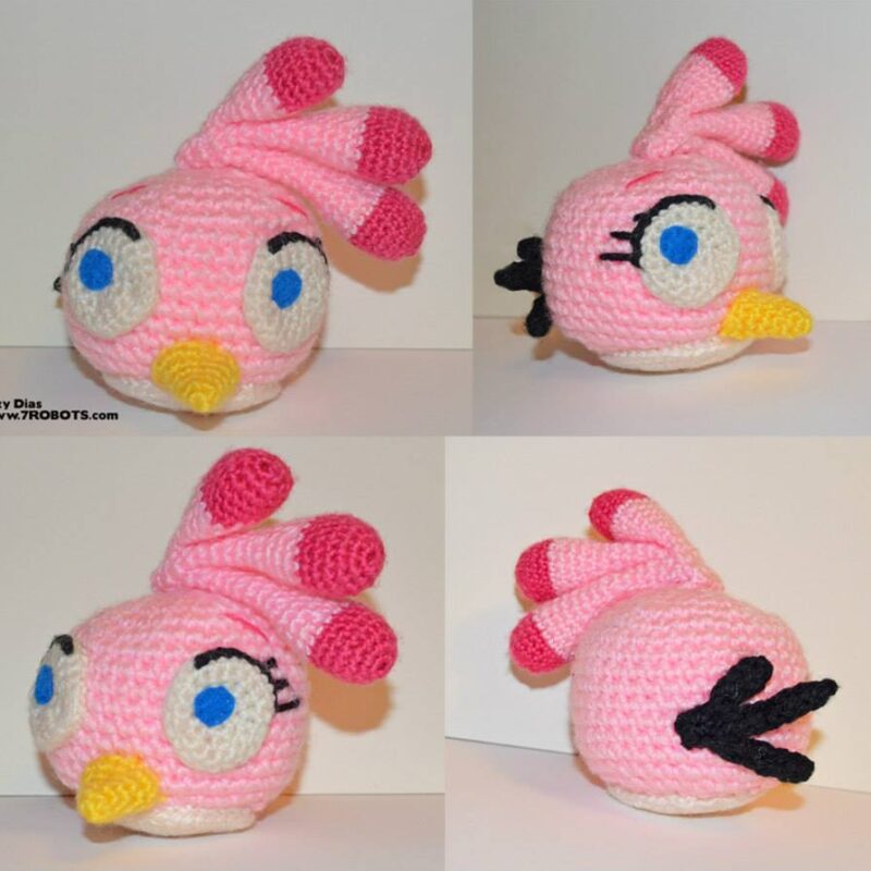 Amigurumi Angry Birds: Pink Bird