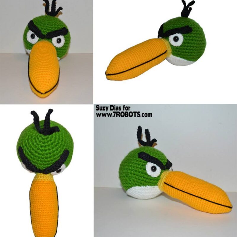 Amigurumi: Angry Birds Toucan Hal