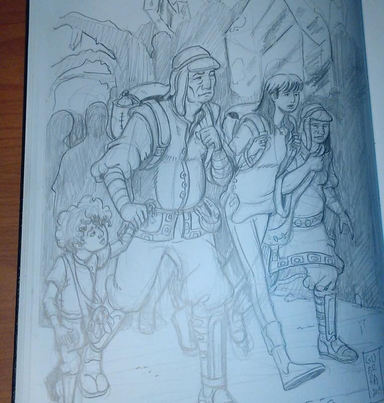 Illustration for GWAN: Anthology for Forward Comix