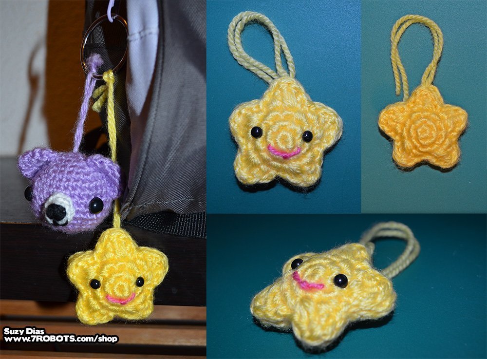 Crochet Star Kawaii FREE Pattern by Suzy Dias