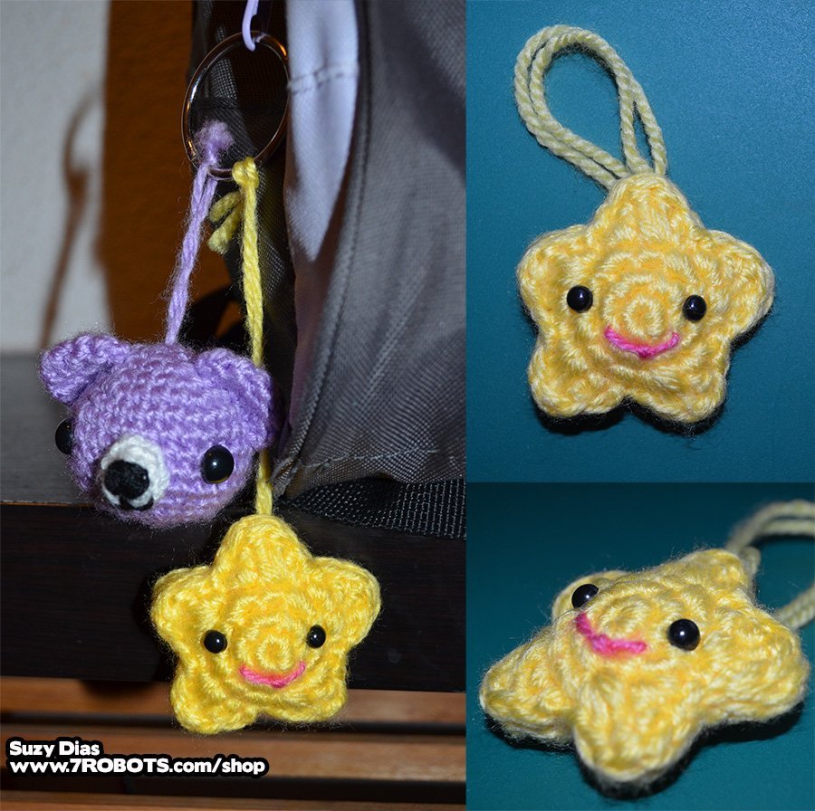 Crochet Star Kawaii FREE Pattern by Suzy Dias