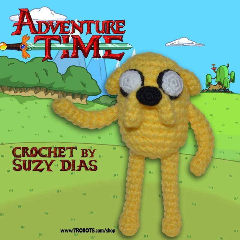 #AdventureTime Jake. Handmade #SuzyDias #amigurumi #crochet