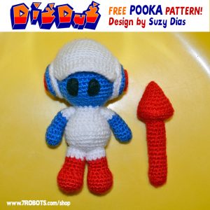 Crochet Dig Dug FREE Pattern by Suzy Dias