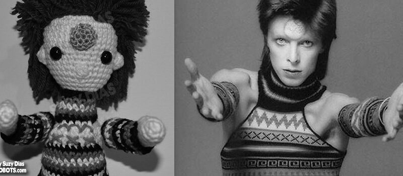 Crochet Bowie, What a Doll! Amigurumi by Suzy Dias