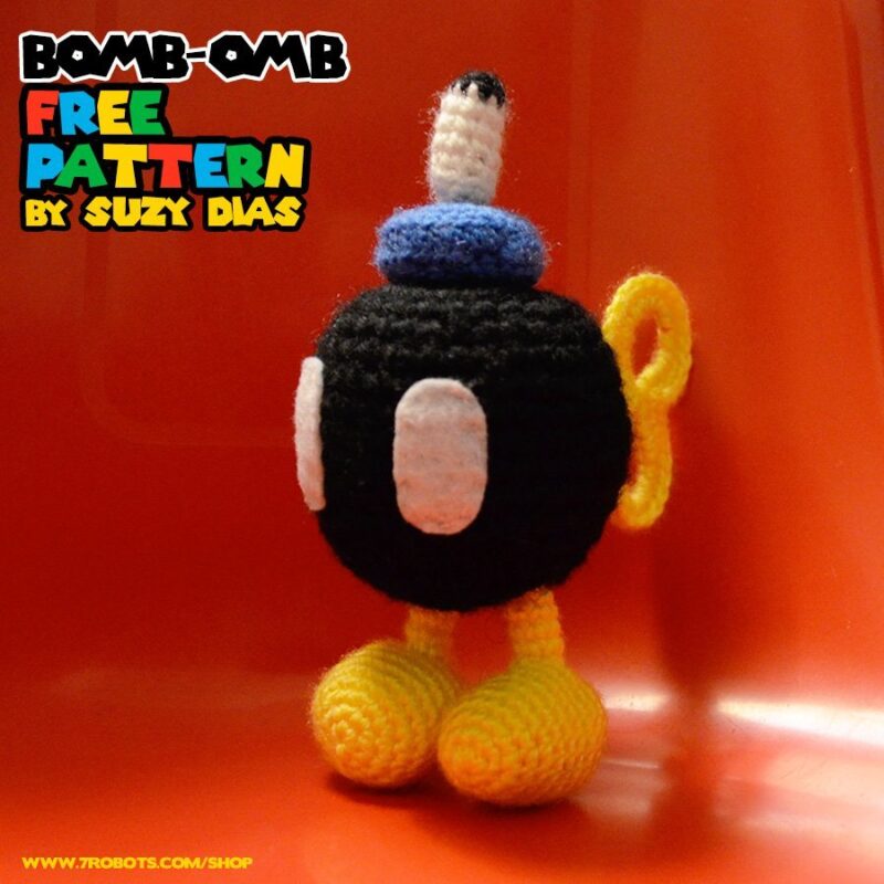 FREE Bomb-omb Crochet Pattern by Suzy Dias