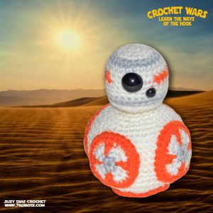 Crochet Star Wars Amigurumi BB-8 by Suzy Dias