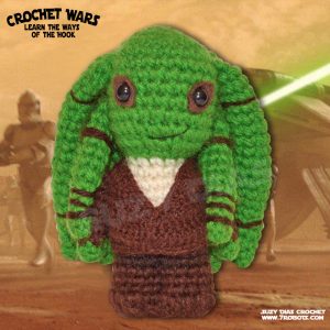 Crochet Star Wars Amigurumi Kit Fisto by Suzy Dias
