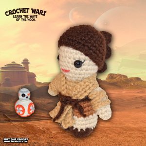Crochet Star Wars Amigurumi Rey by Suzy Dias