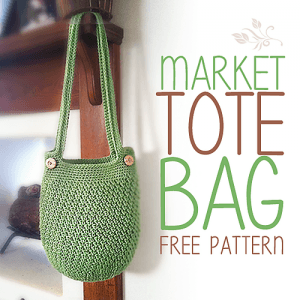 Market Tote Bag pattern by Rebecca Langford