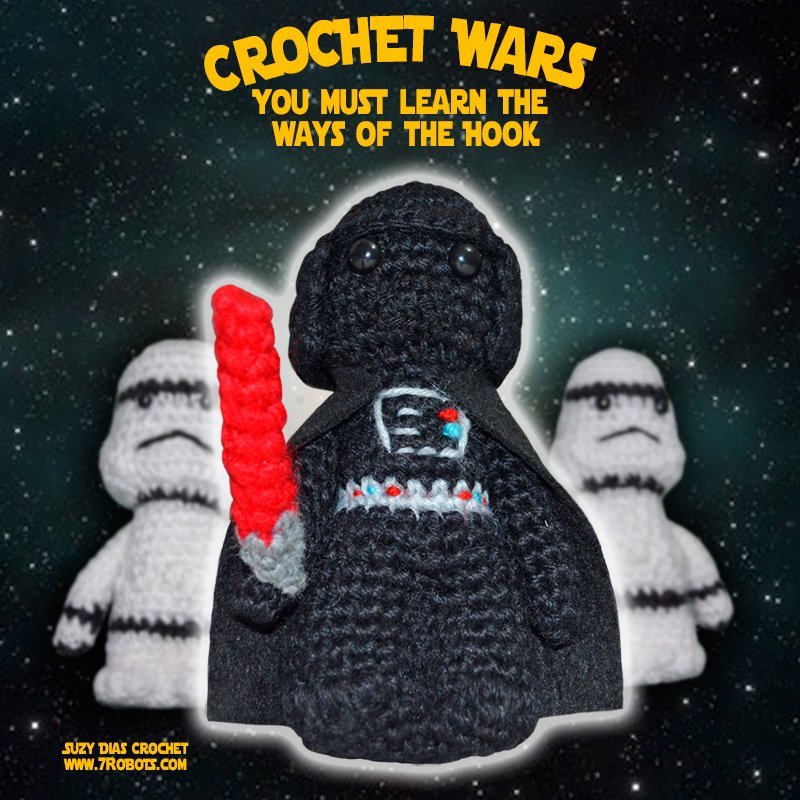 Star Wars Crochet Darth Vader by Suzy Dias