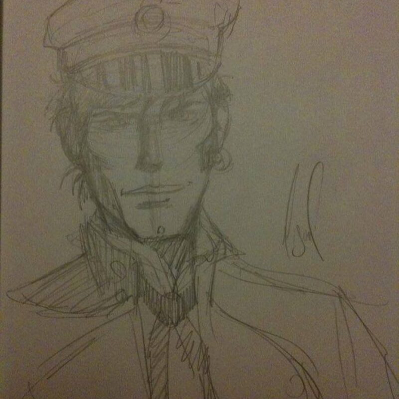 A #sketch of #CortoMaltese #drawing #wp #miguelguerra #miguelguerraartist