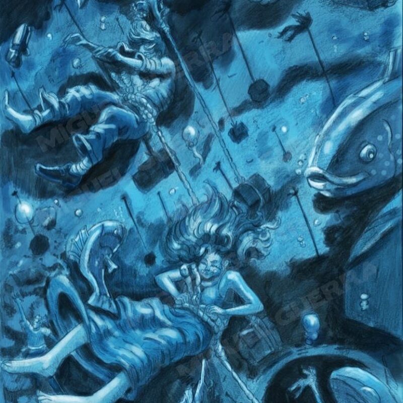 Illustration about the 2008 sub-prime #housingcrisis by #MiguelGuerra #wp #miguelguerraartist