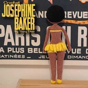 Crochet Josephine Baker by Suzy Dias with FREE banana charm