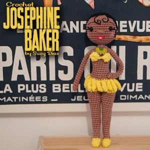 Crochet Josephine Baker by Suzy Dias with FREE banana charm