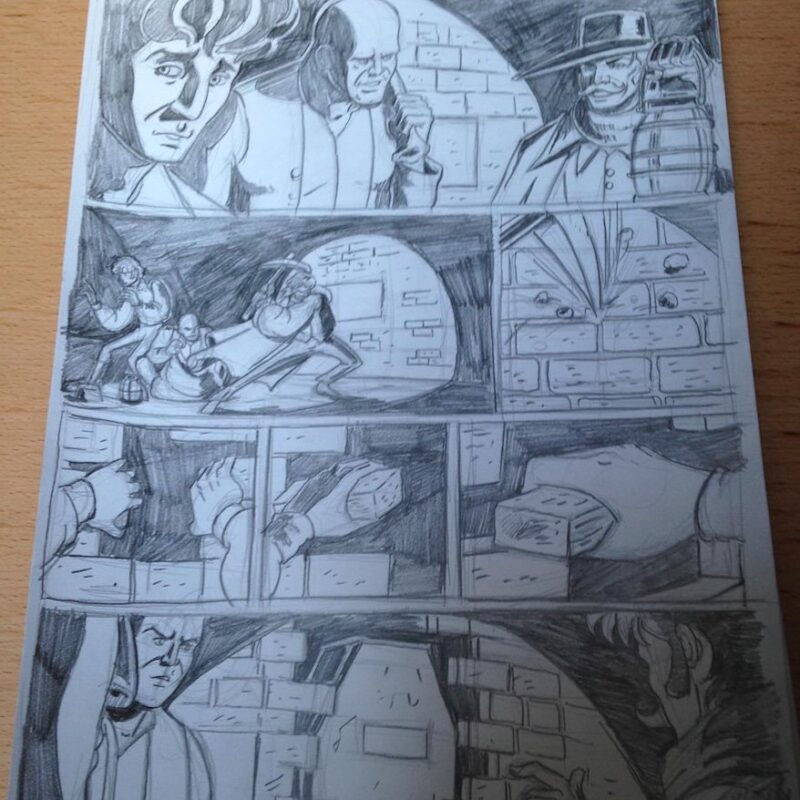 #Nostradamus The Curse of the Prophet (Page 3 completed) by #MiguelGuerra #wp #miguelguerraartist