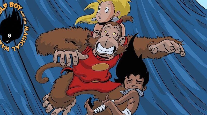 The new cover for #WolfBoy & His Magical Warriors is done! #MiguelGuerra #wp #miguelguerraartist