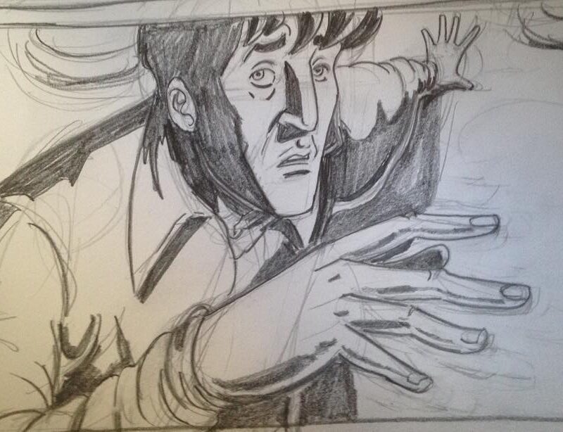 #Nostradamus The Curse of the Prophet comic panel by #MiguelGuerra & #SuzyDias