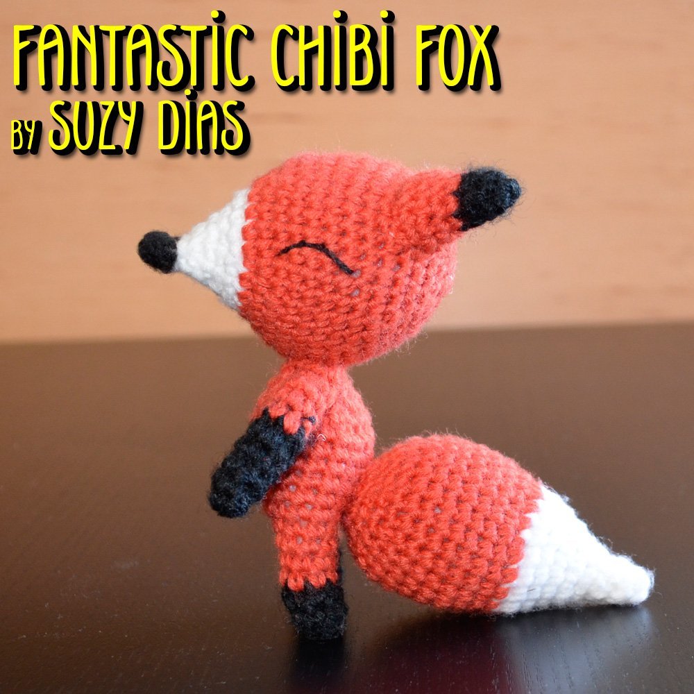 Fantastic Chibi Fox Amigurumi by Suzy Dias