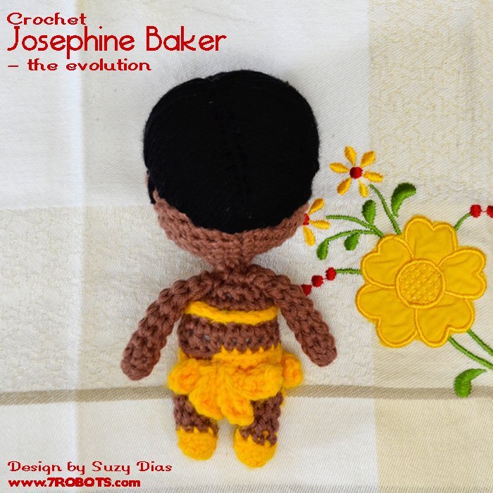 Evolution of Crochet Josephine Baker by Suzy Dias