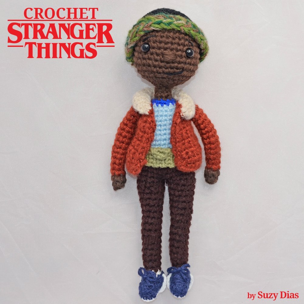 Crochet Stranger Things / Crochet Lucas Sinclair by Suzy Dias
