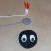 Crochet Bomb Kawai Keychain by Suzy Dias