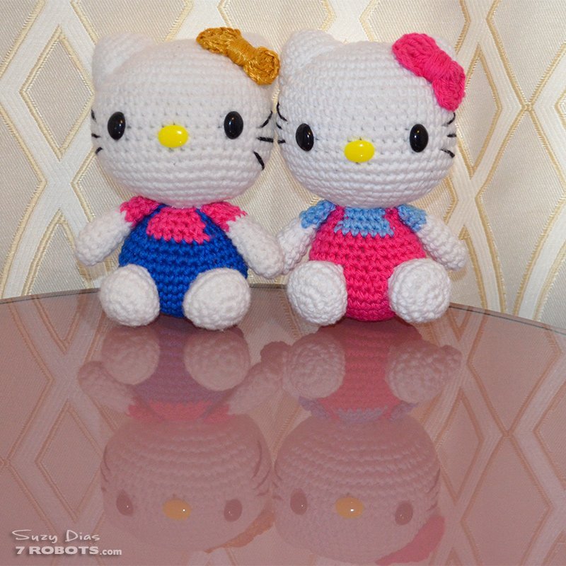Crochet Hello Kitty amigurumi free pattern – Free Amigurumi Patterns : Crochet  Hello Kitty amigurumi…
