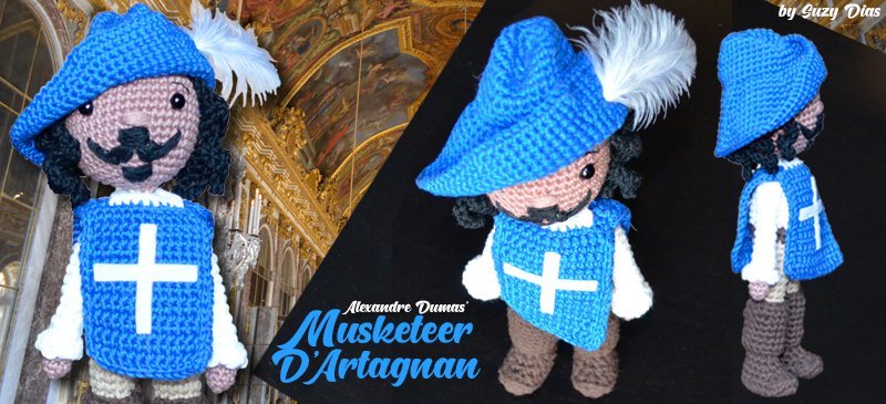 Crochet Musketeer d'Artagnan by Suzy Dias