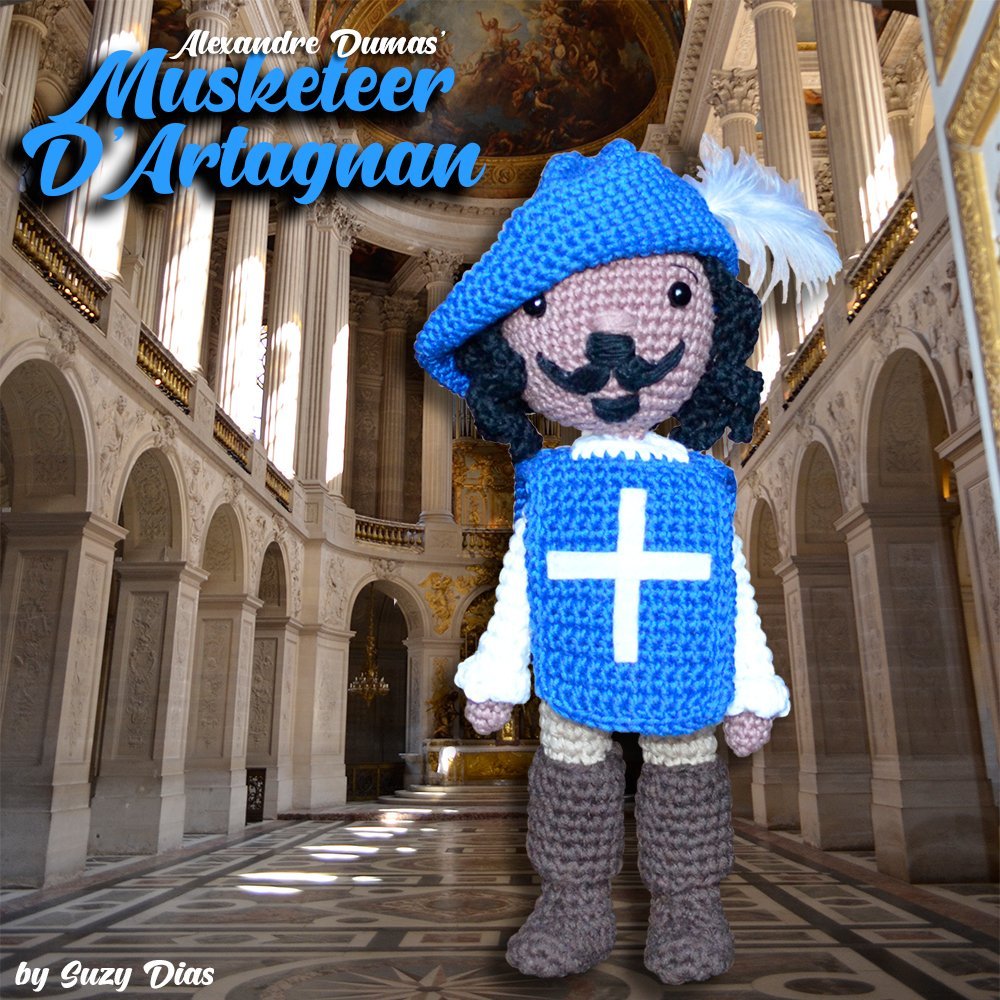 Crochet Musketeer d'Artagnan by Suzy Dias