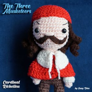 Crochet Three Musketeers Cardinal Richelieu by Suzy Dias