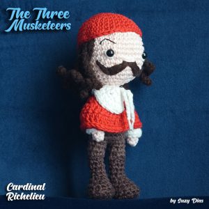 Crochet Three Musketeers Cardinal Richelieu by Suzy Dias