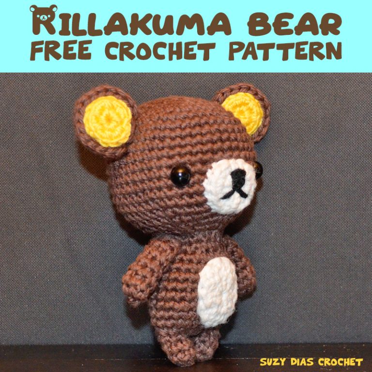 Crochet Rilakkuma Bear FREE Pattern by Suzy Dias