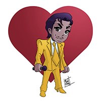 Prince Chibi “Love Parade” by Miguel Guerra