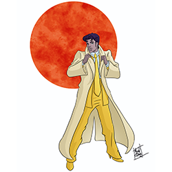 Prince “Scarlet Moon” by Miguel Guerra