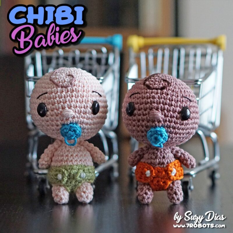 Crochet Chibi Baby by Suzy Dias (7Robots.com)