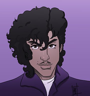Prince Portrait. Designs by Miguel Guerra