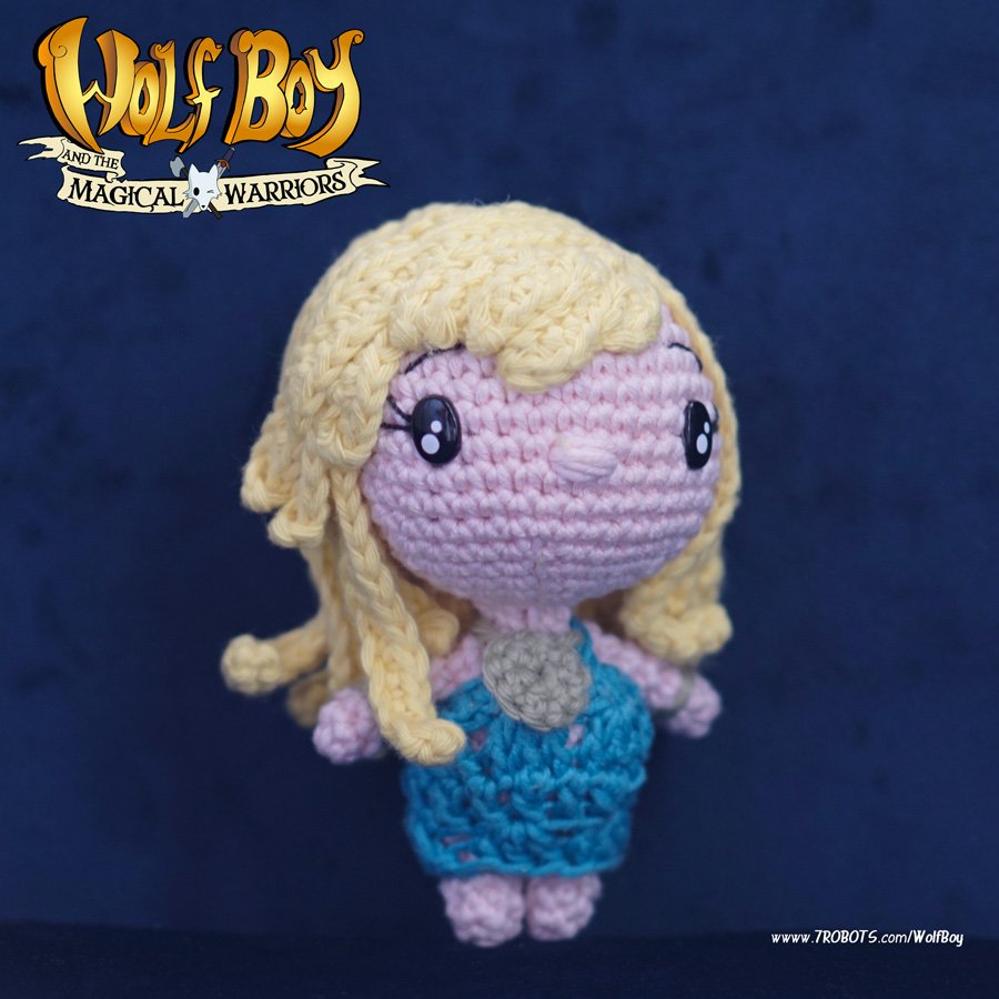 Crochet Tessi the Amazon - Wolf Boy and the Magical Warriors