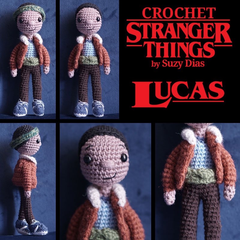 Crochet Stranger Things Lucas Pattern by Suzy Dias
