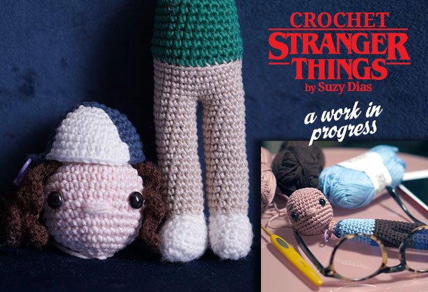 Crochet Stranger Things in Progress
