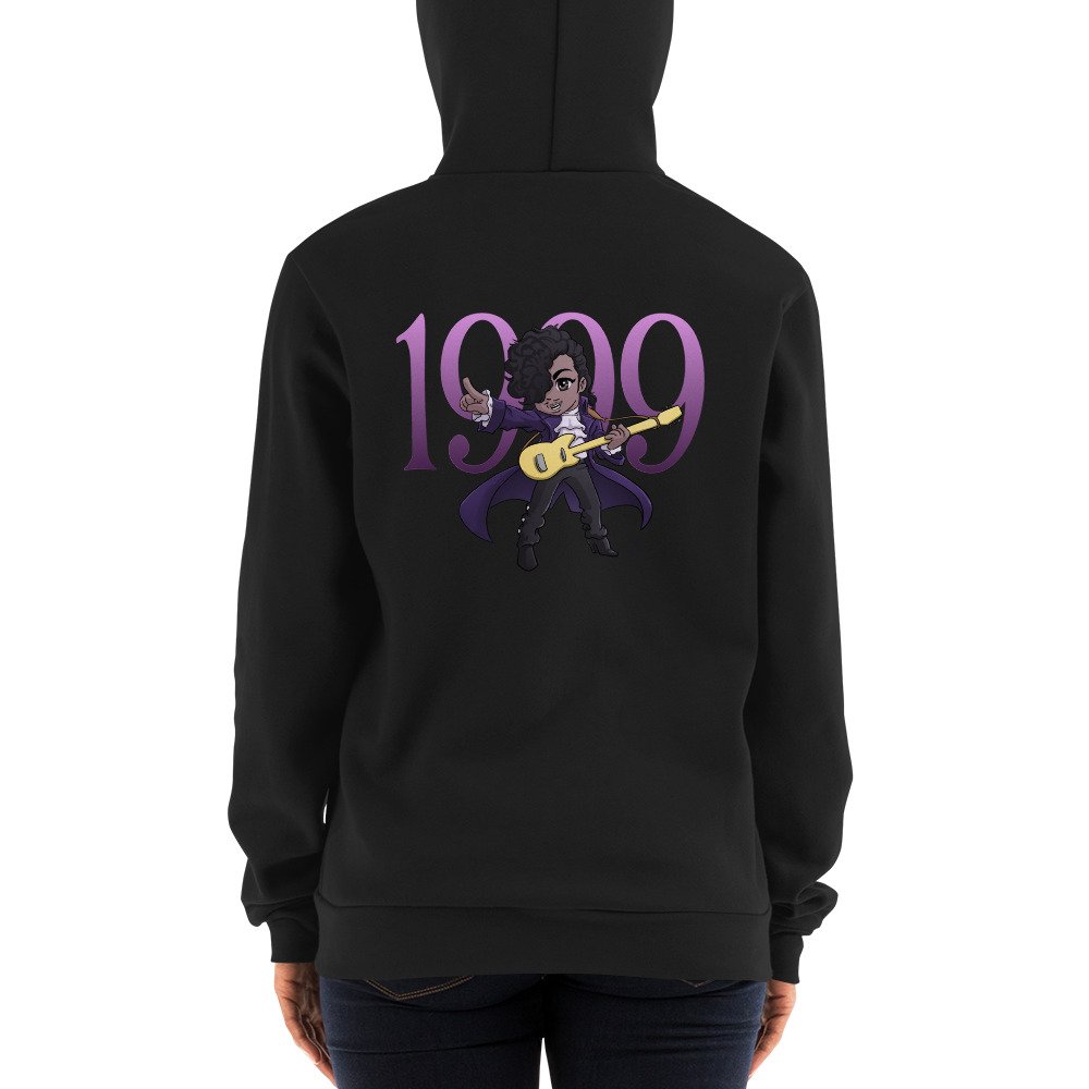  Prince  1999 Hoodie  Zipper unisex by Miguel Guerra