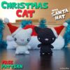 Christmas Cat with Santa Hat
