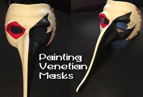 Painting Venice Masks - Turning Souvenirs into Art. By Miguel Guerra