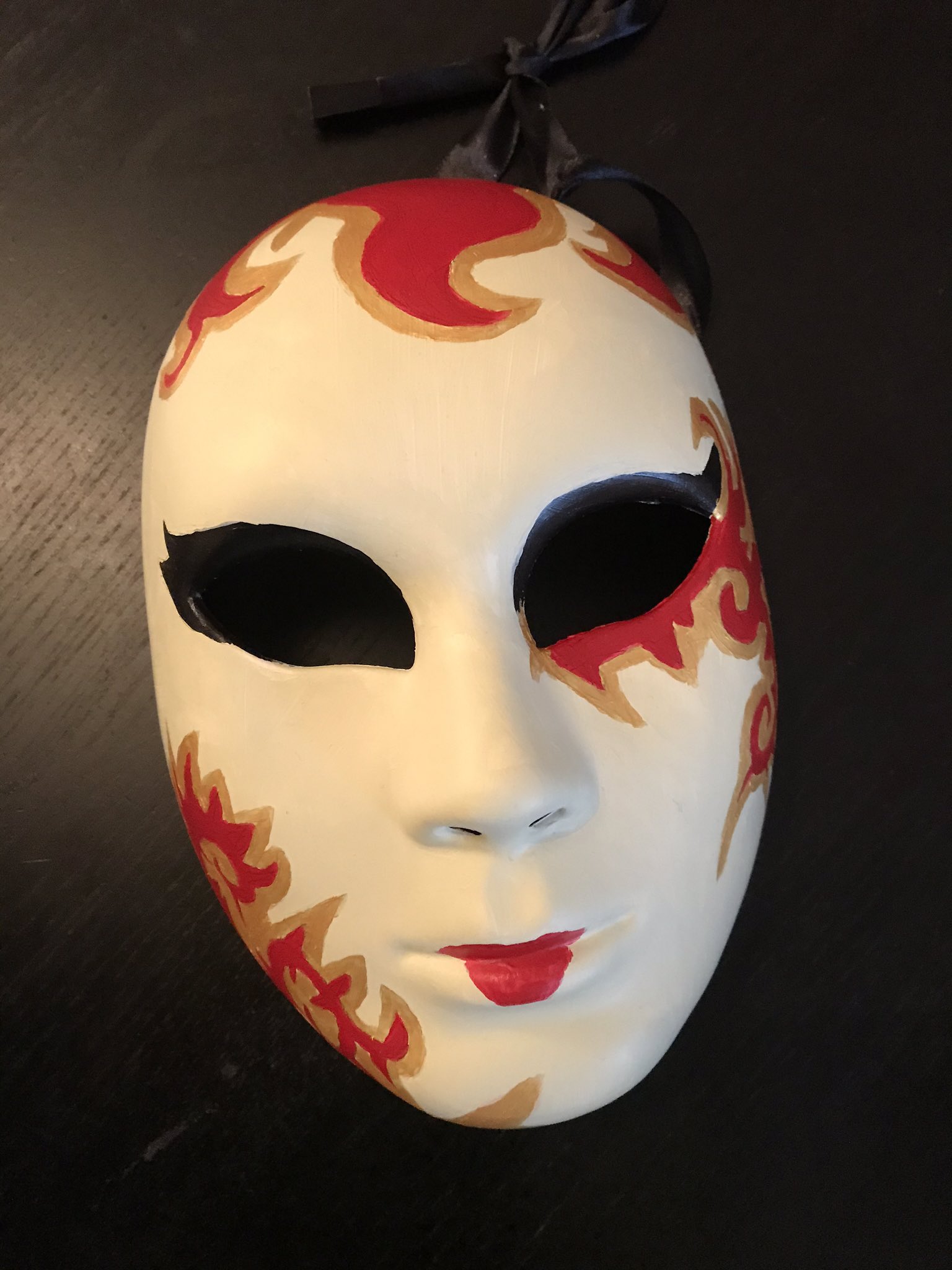 Painting Venetian Masks - Custom Masks for Comics by Miguel Guerra