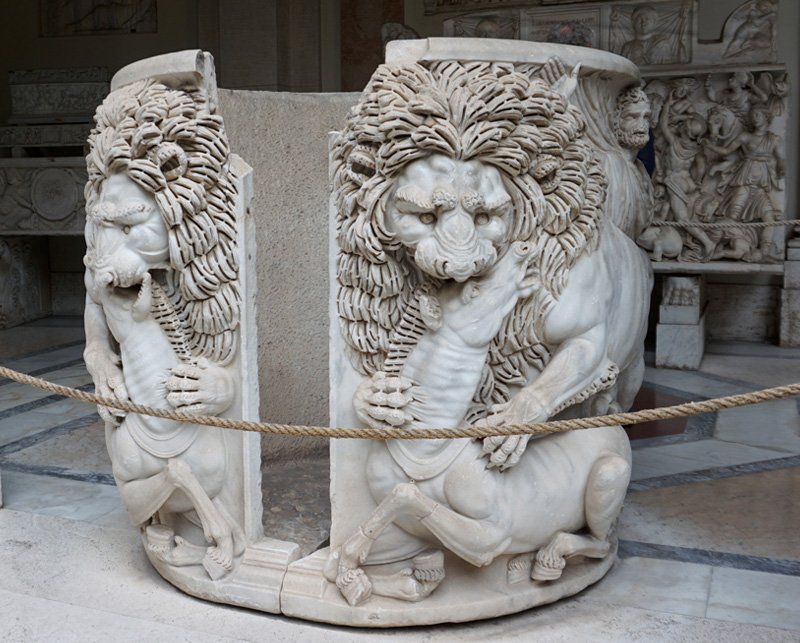 Vatican Museum Sarcophagus lion