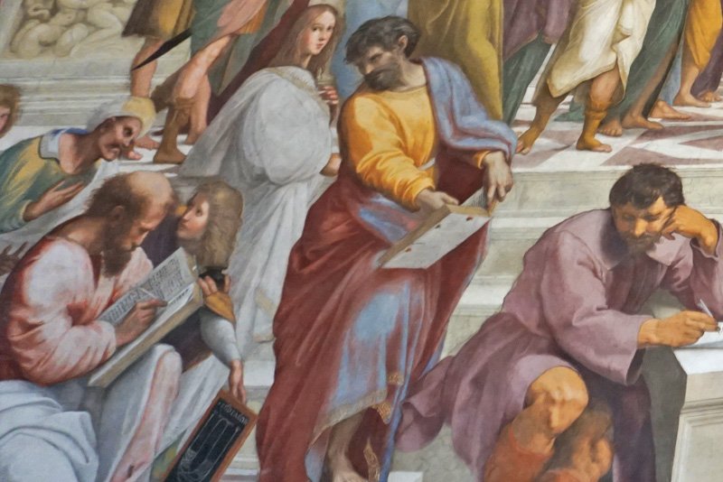 Roman Holiday Vatican Museum part 4 - School of Athens by Raphael