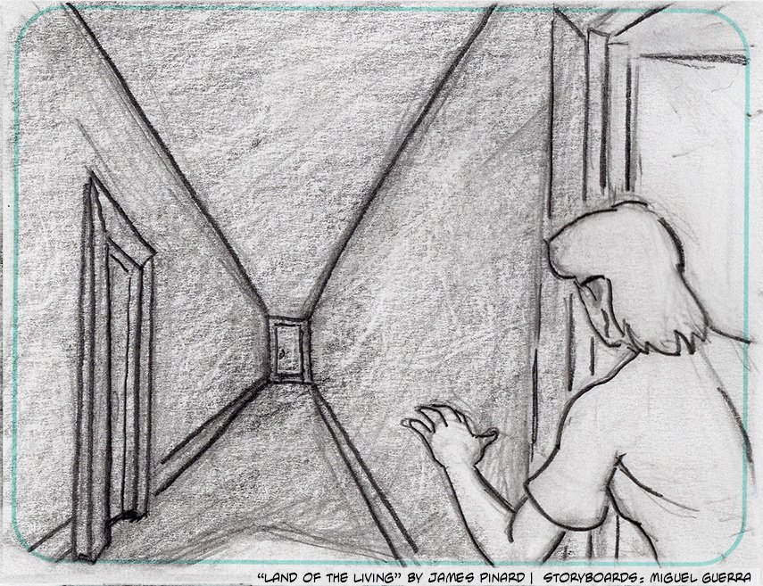 Storyboards for "Land of the Living" by Miguel Guerra