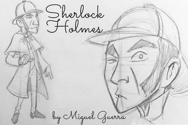 Sherlock Head Study — The Art of Scott Gustafson