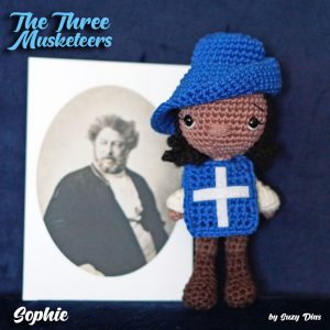 Crochet Three Musketeers girl Sophie by Suzy Dias