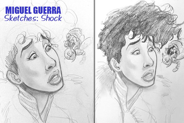 Miguel Guerra Sketches: Shock
